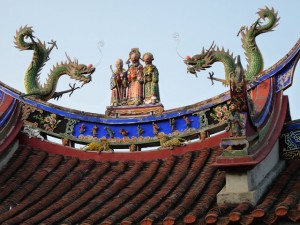 Taipei, San xia, Lin Mansion garden, Chi tou forest