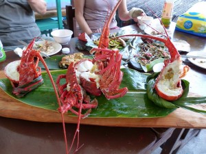 Déjeuner au bord du Pacifique (Sud de Hualien)