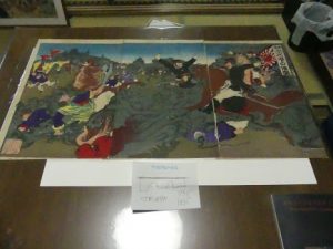 Beppu,(Kyushu). Un collectionneur de  gravures de 120 à 150 ans. Il a commencé il y a 40 ans…